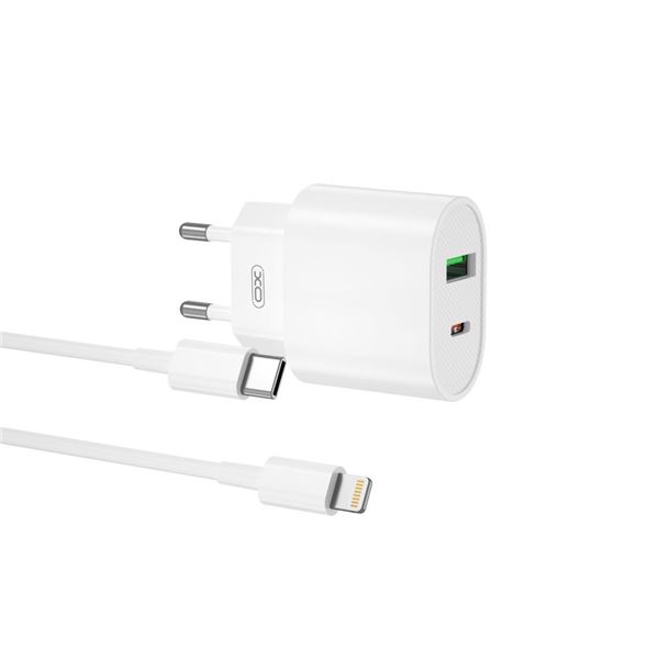 CARGADOR Y CABLE LIGHTNING 20W