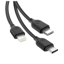 CABLE MULTIPLE USBA 3 IN 1 CORTO