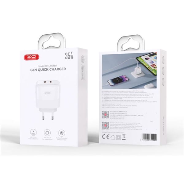 CARGADOR C DOBLE 35W GAN