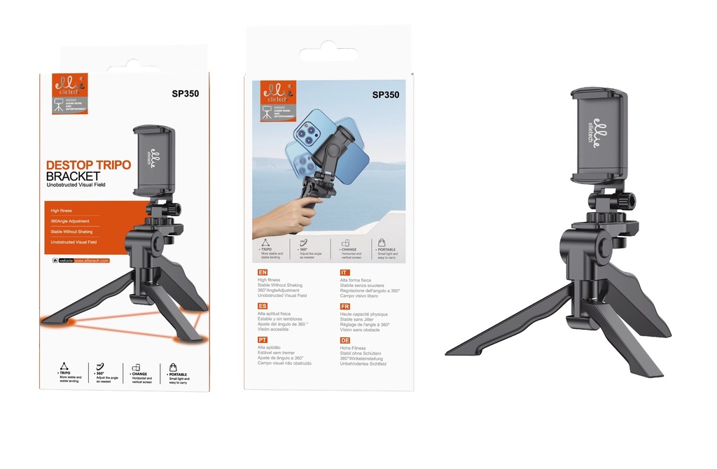 TRIPODE PORTABLE Y ESCRITORIO 360º 
