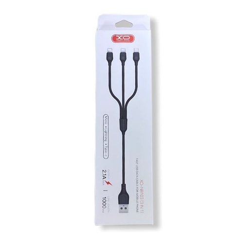 [XO-NB103] CABLE MULTIPLE USBA 3 IN 1 CORTO